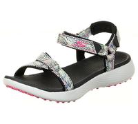 Skechers Women's Go Golf 600 Sandal Shoe, Black Multi Snake Print, 38 EU