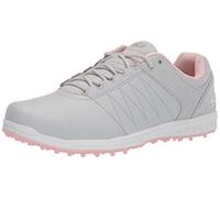Skechers Women's Go Pivot Spikeless Golf Shoe, Light Gray/Pink, Numeric_5_Point_5