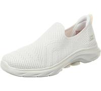 Skechers Go Walk, Passeggiata 7 Amina Donna, Bordo in Tessuto Bianco Sporco, 40 EU