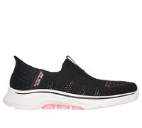 Skechers Women's Go Walk 7 City Lights Hands Free Slip-ins Sneaker, Multicolore, Nero, 38 EU