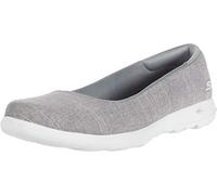 Skechers Women's Go Walk LITE-136001 Ballet Flat, Gray, 5 Medium US