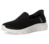 Skechers Women's Hands Free Slip-ins Go Walk Flex-Relish, Scarpe da Ginnastica Donna, Black Textile/White Trim, 39 EU