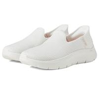 Skechers Women's Hands Free Slip-ins Go Walk Flex-Relish, Scarpe da Ginnastica Donna, Crema, 34.5 EU Larga