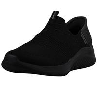 Skechers Women's Hands Free Ultra Flex 3.0 Cozy Streak Sneaker, Black, 8.5 Wide