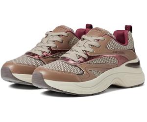 Skechers Women's Hazel-Metallic Soiree Sneaker, Brown/Rose Gold, 8