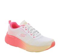 Skechers Women's Max Cushioning Elite 2.0 Speed Play Sneaker, Bianco e Rosa., 37.5 EU