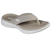 Skechers On-The-Go 600-Sunny, Infradito Donna, Grigio Topo, 42 EU