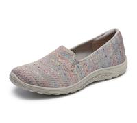 Skechers Women's Reggae Fest-Wicker-Engineered Knit Twin Gore Slip on (Willows) Loafer Flat