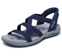 Sandali Skechers Reggae Slim Skech Appeal blu navy grigio donna - 39