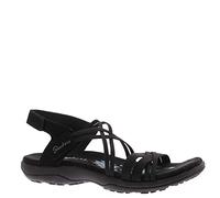 Skechers Women's Reggae Slim Takes Two Sandals Black in Size 37