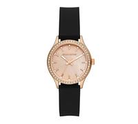 Skechers Women's Starline Quartz Three-Hand Watch, Color: Rose Gold, Black (Model: SR6251)