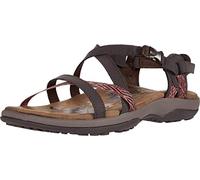 Skechers Women's Strappy Slingback Sport Sandal, Chocolate, 10 B (M)