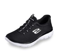 Skechers Summits Top Player, Scarpe da ginnastica Donna, Black Mesh White Trim, 39 EU Larga