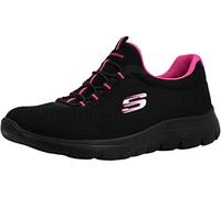 Skechers Women's Summits Black/Fuchsia Sneaker 11 M US