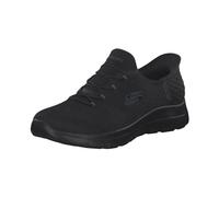 Skechers Summits - Sneaker da notte da donna, a mani libere, nero, 7 Wide