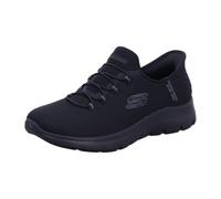 Skechers Summits - Sneaker da notte da donna, a mani libere, nero, 11 Wide