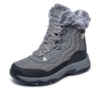 Skechers Women's Trego-Stormie Ankle Boot, Carbone, 39 EU