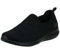 Skechers Women's Ultra Flex-Harmonious Slip On, Black, 9 Regular US