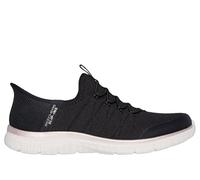 Skechers Women's Virtue Glow Sneaker, Black, 4.5 UK
