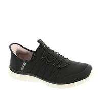 Skechers Virtue Glow, Scarpe da Ginnastica Donna, Nero, 39.5 EU