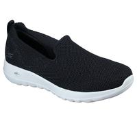 Skechers Womens Walking Sneaker, Black/White, 8.5 US