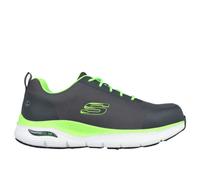 Skechers Arch Fit Sr Ringstap, Scarpe da lavoro Uomo, Charcoal Lime, 46 EU