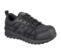 Skechers Work Donne Bulklin Ayak Scarpe Di Sicurezza Con Punta In Acciaio Nere