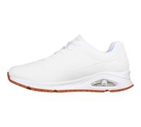 Skechers Work Uno Sr, Sneaker Uomo, White Synthetic, 48.5 EU