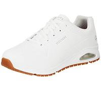 Skechers Work Uno Sr, Sneaker Uomo, White Synthetic, 48.5 EU