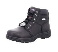 Skechers Uomo Relaxed Fit-Workshire Punta IN Acciaio Stivale IN Nero 7 - 15