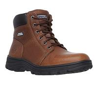 Skechers Workshire, Stivali per lavori industriali Uomo, Brown Embossed Leather, 41 EU