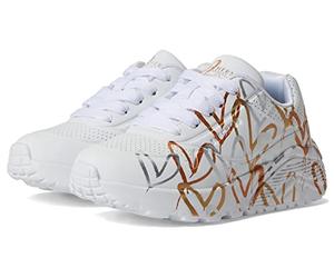 Skechers x JGoldCrown Uno Lite - Scarpe da ginnastica per bambini Metallic Love