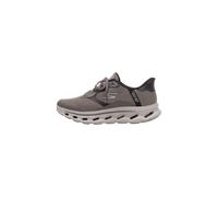 Skechers Zac, Go Walk Glide-Step 2.0, Scarpe da Ginnastica da Uomo, Senza Mani, Colore: Tortora Scuro., 50.5 EU
