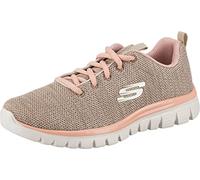 Skechers Zapatillas Deportivas Mujer Graceful-Twisted Fortune Beige, Scarpe da Ginnastica Basse Donna, Natural Coral NTcl, 41 EU