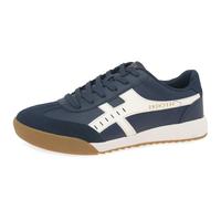 Skechers Zinger Manzanilla Totale, Sneaker Uomo, Navy Duraleather Suede Bianco Trim, 42 EU