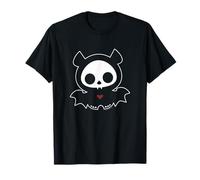 Skelanimals Diego Bat Big Vintage Spooky Cute Portrait Maglietta