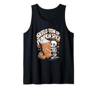 Skele-ton of Pumpkin Spice Skeleton Canotta