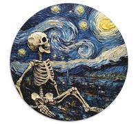Skeleton 1000 Pezzi Puzzle Giochi Di Puzzle Puzzle Rotondo Giochi Intellettuali Per Adulti E Bambini Puzzle Creativo Giocattolo Antistress Gioco Di Sfida Creativa Unica 1000pcs (67.5x67.5cm)