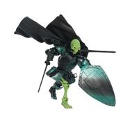 Skeleton Action Figure - Articulated Skull Knight | Posable Desktop Toy | ABS Skeleton Figure With Movable Joints And DIY Assembly. Ideal For Desk Display, Decoration, Collecting, And Creative Play.