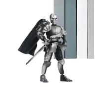 Skeleton Action Figure - Articulated Skull Knight | Posable Desktop Toy | ABS Skeleton Figure With Movable Joints And DIY Assembly. Ideal For Desk Display, Decoration, Collecting, And Creative Play.