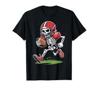Skeleton American Football Halloween Costume Boys Funny Maglietta
