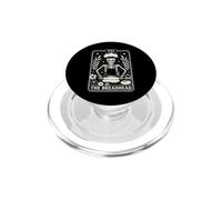 Skeleton Baker Tarot Card Gothic Baking Lover Bread Maker PopSockets PopGrip per MagSafe
