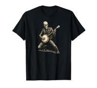 Skeleton-Banjo Bluegrass-Festival Banjo Country-Music Banjo Maglietta