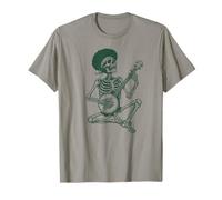 Skeleton Banjo Player Dead Bluegrass Festival Maglietta