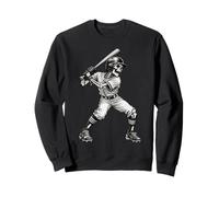 Skeleton Batter Home Run Celebration Halloween Baseball Felpa