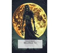 Skeleton Composition Composition Notebook: Gothic Horror Theme Perfect gift for kids, girls, boys, teenagers and adults.