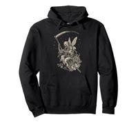 Skeleton Cute Fairy Goth Grunge Fairycore Vintage Graphic Felpa con Cappuccio