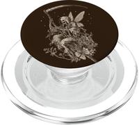 Skeleton Cute Fairy Goth Grunge Fairycore Vintage Graphic PopSockets PopGrip per MagSafe
