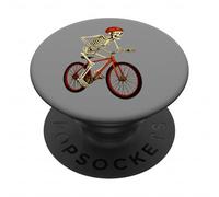 Skeleton Cyclist - Ciclismo Ciclismo Bicicletta Mountain Road PopSockets PopGrip Adesivo