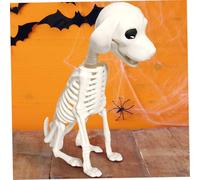Skeleton Dog realistico SEDUTO SEDO SEDARE HALLOWEEN Scheletro Decorazioni di Halloween per esterno interno, 8x7x3 pollici, decorazioni